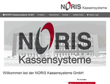 Tablet Screenshot of noris-kassensysteme.de